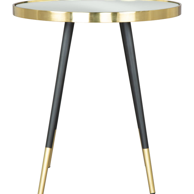 Particle Side Table Gold & Black Side Tables TriadCommerceInc   