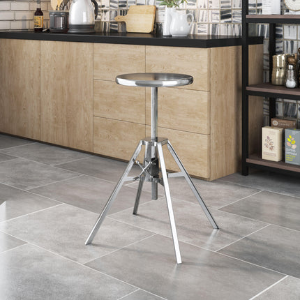 Mercy Counter Stool Silver Barstools TriadCommerceInc   