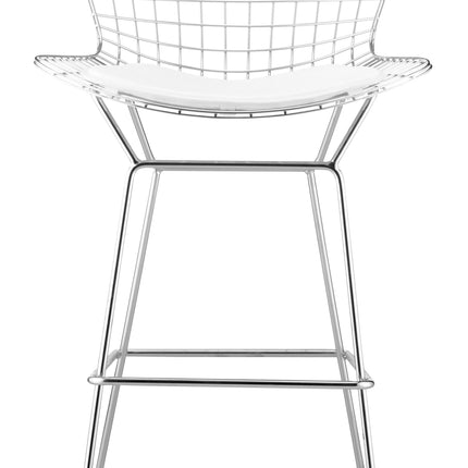 Wire Barstool (Set of 2) Chrome Barstools [TriadCommerceInc]   