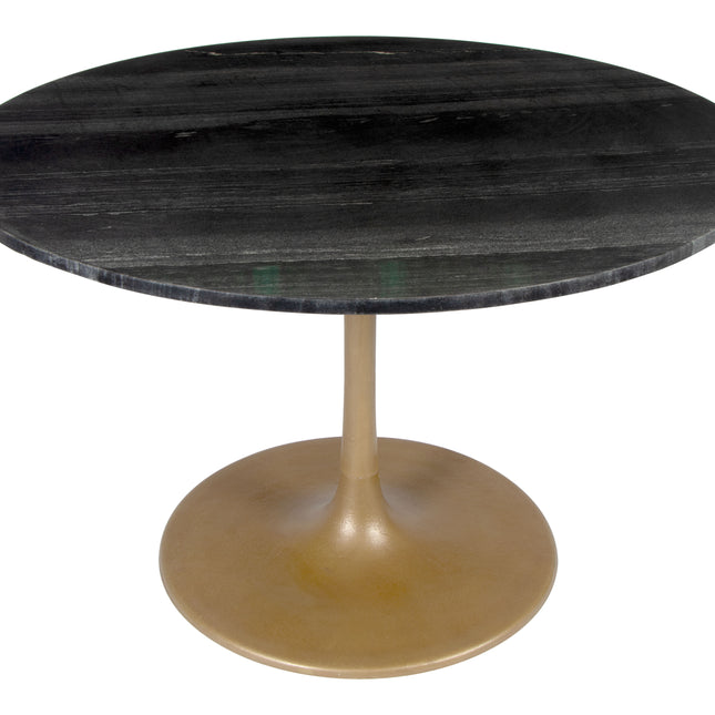 Taj Dining Table Black & Gold Tables TriadCommerceInc   