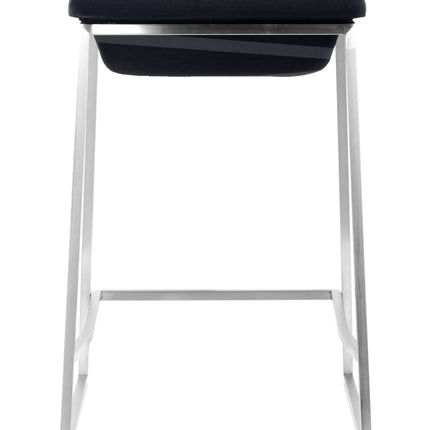 Lids Counter Stool (Set of 2) Dark Gray Counter Stools TriadCommerceInc   