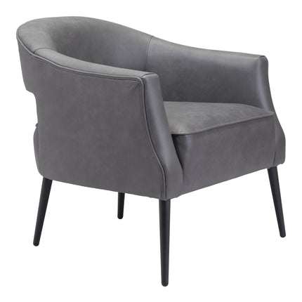 Berkeley Accent Chair Vintage Gray Chairs [TriadCommerceInc]   