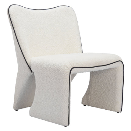 Novo Accent Chair Ivory Chairs [TriadCommerceInc]   