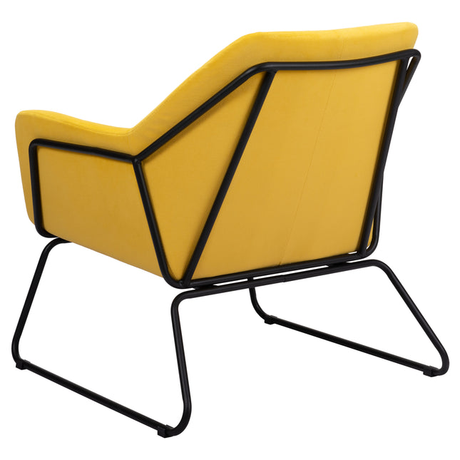 Jose Accent Chair Yellow Chairs TriadCommerceInc   