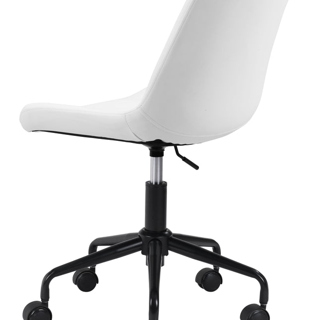 Byron Office Chair White Chairs TriadCommerceInc   