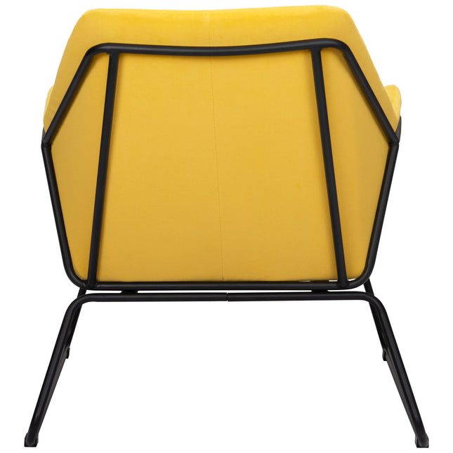 Jose Accent Chair Yellow Chairs TriadCommerceInc   