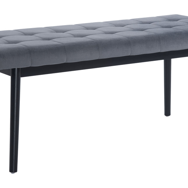 Tanner Bench Gray & Black Benches TriadCommerceInc Default Title  