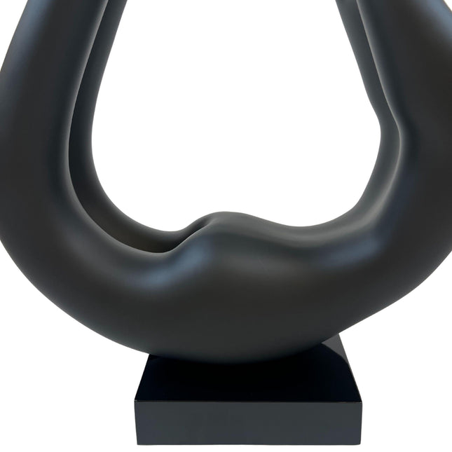 Yoga Black Sculpture - Black Base Sculpture TriadCommerceInc   