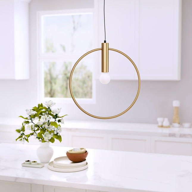 Irenza Ceiling Lamp Brass Pendant Lights TriadCommerceInc   