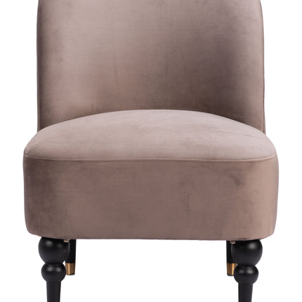 Bintulu Accent Chair Taupe Chairs TriadCommerceInc   