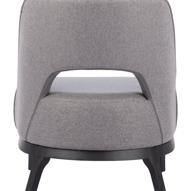 Mistley Accent Chair Gray Chairs TriadCommerceInc   