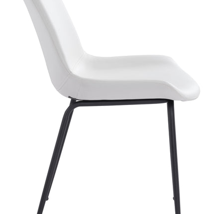 Byron Dining Chair (Set of 2) White Chairs TriadCommerceInc   