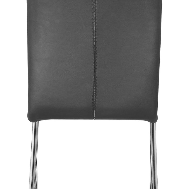 Delfin Dining Chair (Set of 2) Black Chairs TriadCommerceInc   