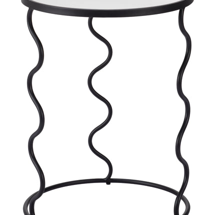 Bastia Side Table Black Side Tables [TriadCommerceInc]   