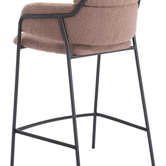 Marcel Counter Stool (Set of 2) Brown Counter Stools TriadCommerceInc   