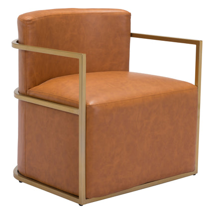 Xander Accent Chair Brown Chairs [TriadCommerceInc] Default Title  