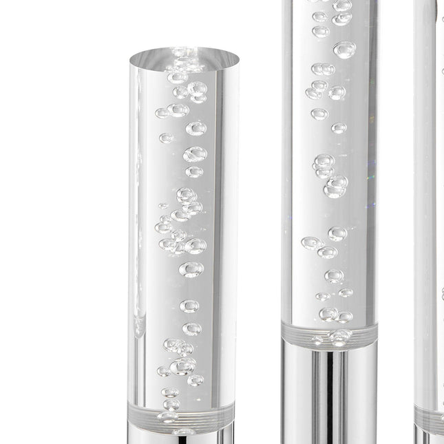 Acrylic Cylinders Table Lamp 3 Light Table Lamps TriadCommerceInc   