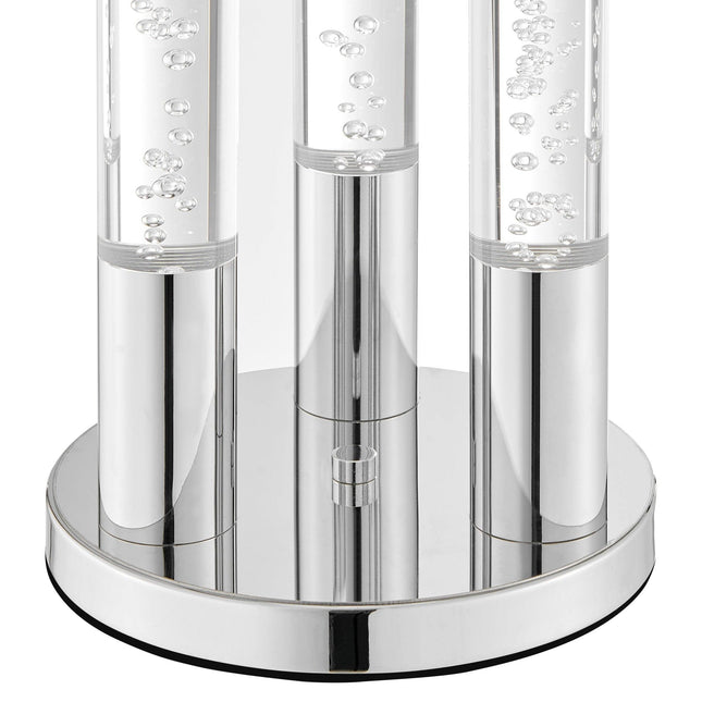 Acrylic Cylinders Table Lamp 3 Light Table Lamps TriadCommerceInc   