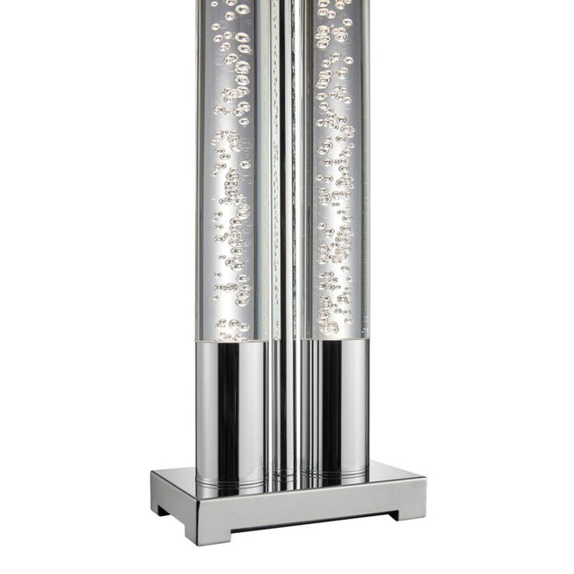 Acrylic Table Lamp // Chrome Table Lamps TriadCommerceInc   