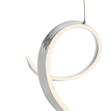 Copenhagen LED Chandelier // Chrome Chandeliers-Pendants-Hanging Lights [TriadCommerceInc]   