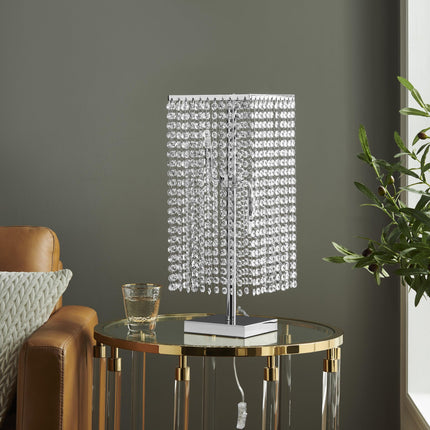 Crystal Strands Table Lamp // 2 Light Table Lamps TriadCommerceInc   