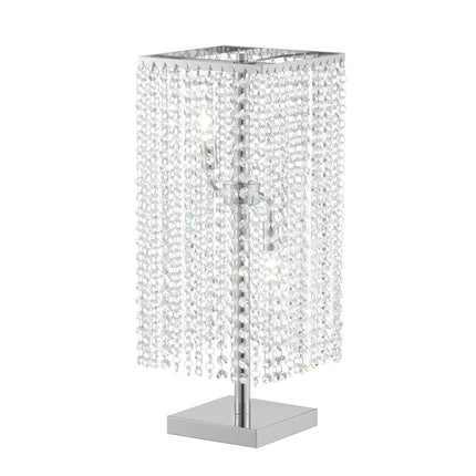 Crystal Strands Table Lamp // 2 Light Table Lamps TriadCommerceInc   