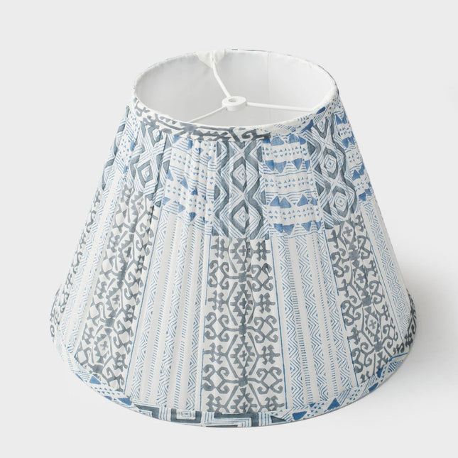 pleated lampshade palewave pattern Lamp Shade TriadCommerceInc   