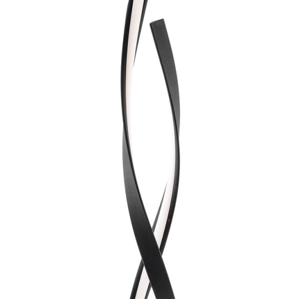 Matte Black Vienna LED 55" Tall Floor Lamp // Dimmable Floor Lamps [TriadCommerceInc]   