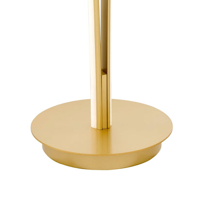 Munich LED Sandy Gold 63" Floor Lamp // Dimmable Floor Lamps [TriadCommerceInc]   