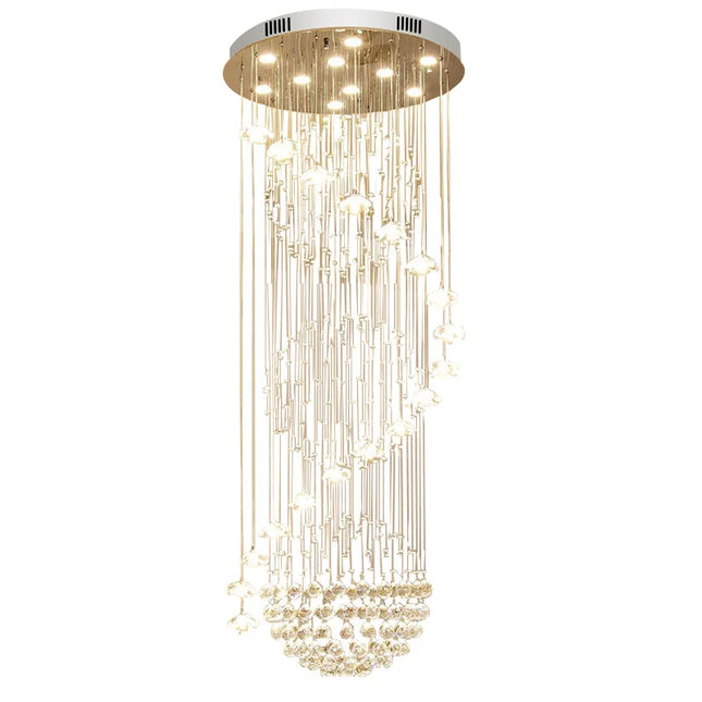 Modern Crystal Pendant Light Pendant Light TriadCommerceInc   