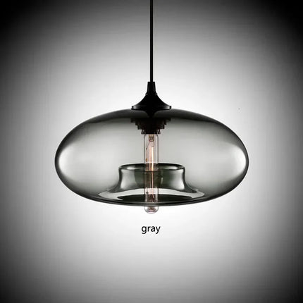 Nordic Hanging Spherical Light Fixtures Hanging Lights TriadCommerceInc Grey  