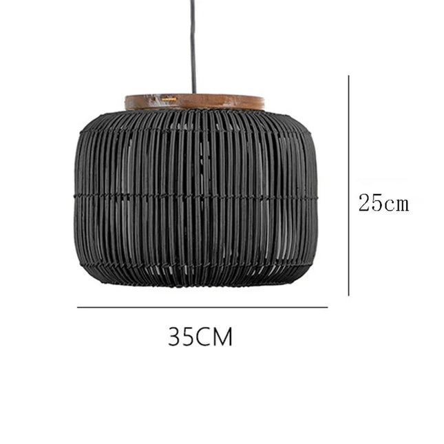 Wabi-Sabi Pendant Light Pendant Light TriadCommerceInc Black S Warm Light 