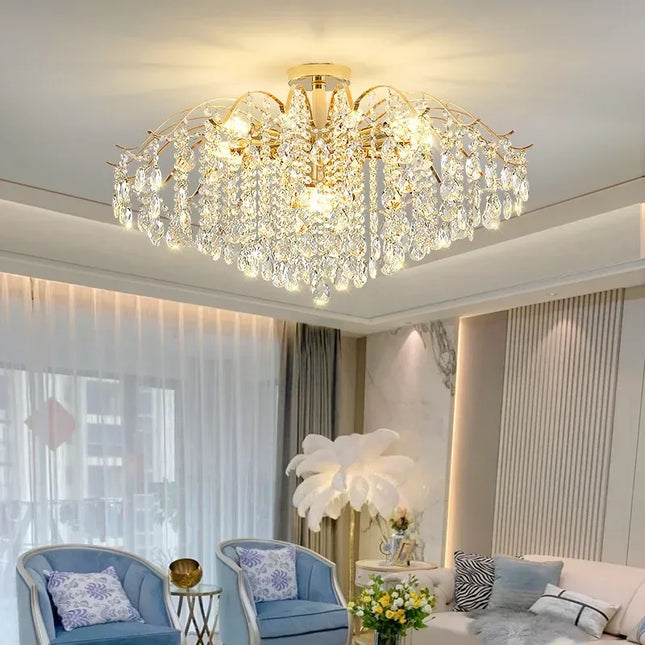 Modern Crystal Lights Chandelier Chandelier TriadCommerceInc   