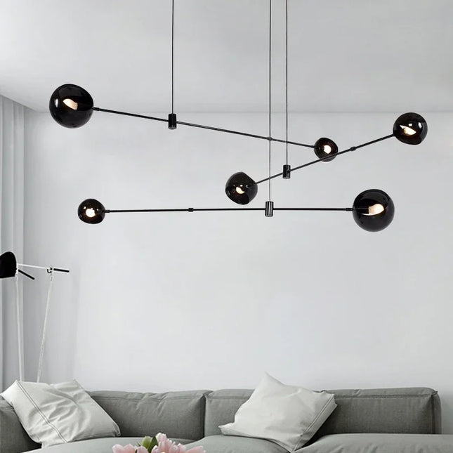 Nordic Suspension Modern Loft LED Chandelier Chandeliers TriadCommerceInc   