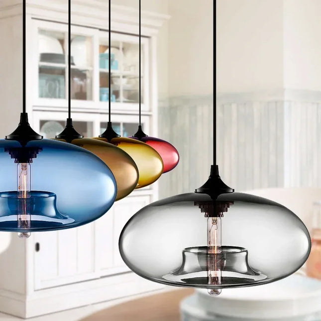 Nordic Hanging Spherical Light Fixtures Hanging Lights TriadCommerceInc   