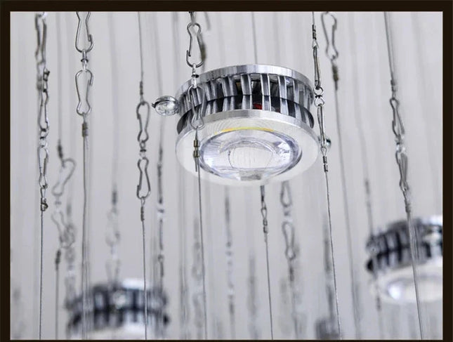 Modern Crystal Pendant Light Pendant Light TriadCommerceInc   