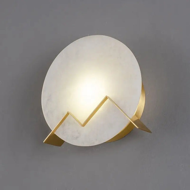 Wall Lamps Marble Lighting Fixtures Wall Lamp TriadCommerceInc W20 H20CM Warm White (2700-3500K) 