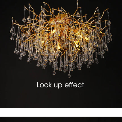 Nordic Gold Ceiling Chandelier LED Lamp Chandelier TriadCommerceInc   