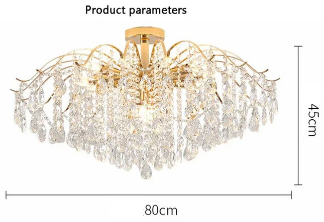 Modern Crystal Lights Chandelier Chandelier TriadCommerceInc   