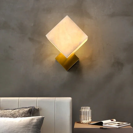 Wall Lamps Marble Lighting Fixtures Wall Lamp TriadCommerceInc   