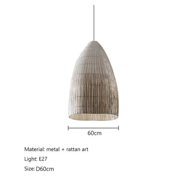 Wabi-Sabi Pendant Lights Pendant Lights TriadCommerceInc D60cm Neutral Light 