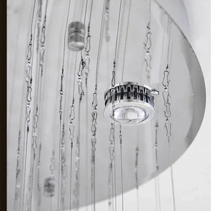 Modern Crystal Pendant Light Pendant Light TriadCommerceInc   