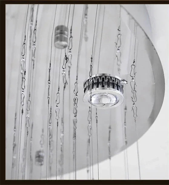 Modern Crystal Pendant Light Pendant Light TriadCommerceInc   