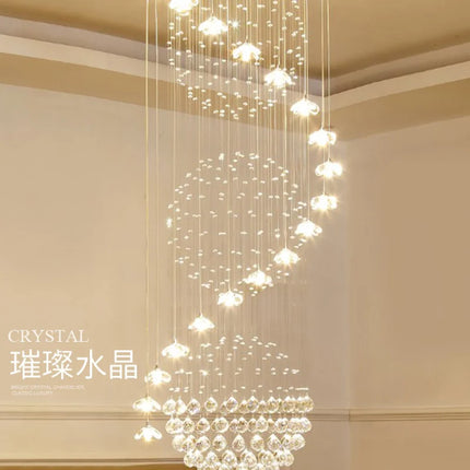 Modern Crystal Pendant Light Pendant Light TriadCommerceInc   