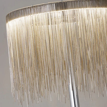 Aluminum Tassel Chain LED Floor Lamps Floor Lamps TriadCommerceInc   