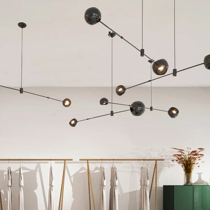 Nordic Suspension Modern Loft LED Chandelier Chandeliers TriadCommerceInc   