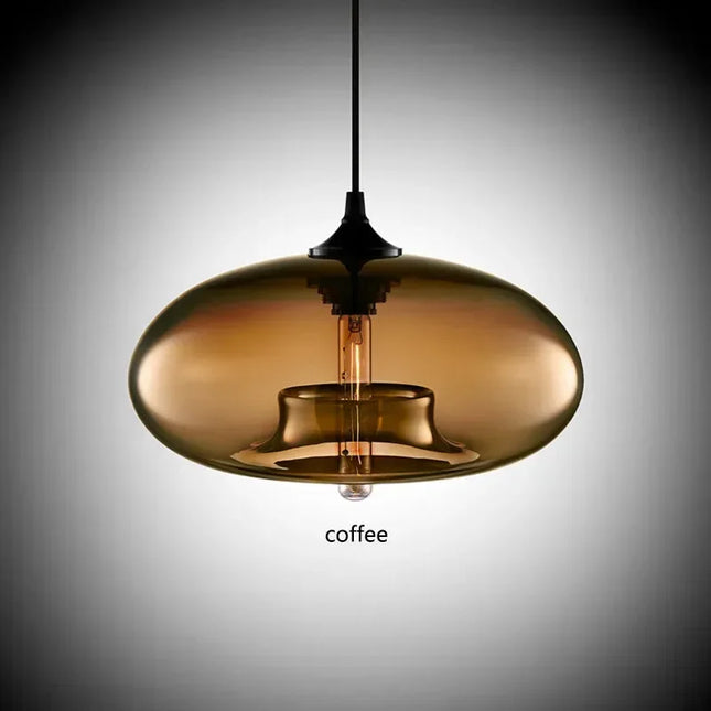 Nordic Hanging Spherical Light Fixtures Hanging Lights TriadCommerceInc Coffee  