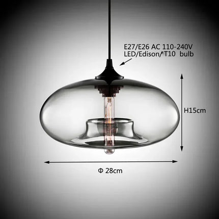 Nordic Hanging Spherical Light Fixtures Hanging Lights TriadCommerceInc   