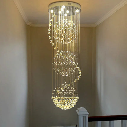 Modern Crystal Pendant Light Pendant Light TriadCommerceInc   