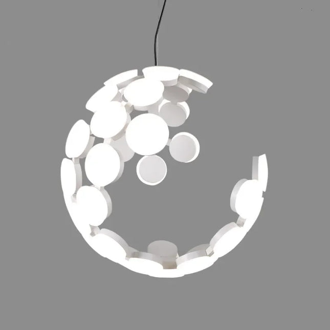 Creative Moon Pendant Lamp Pendant Lamp TriadCommerceInc White Warm White 